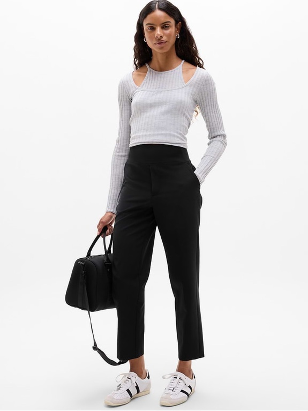 Athleta Endless High Rise Pants in Black size 6 Regular Length